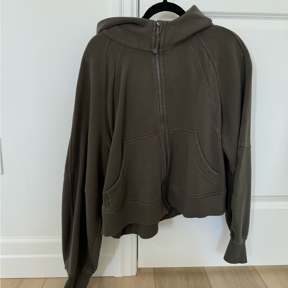 LULULEMON OVERSIZED SCUBA - ARMY GREEN - XL/XXL - Picture 3 of 4